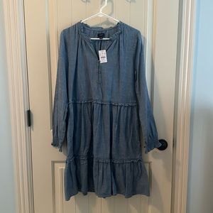 New J. Crew chambray dress